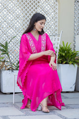 Indo Western Black Banarasi Lehenga With Designer Choli