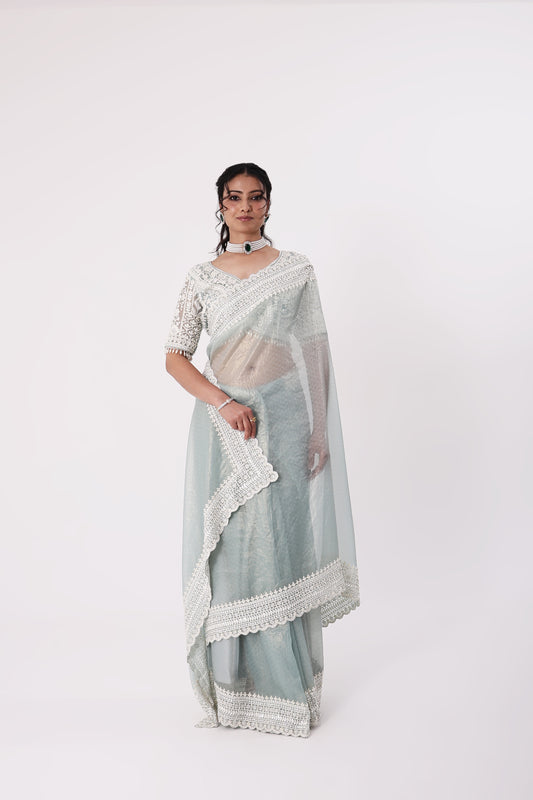 Saree With Readymade Blouse