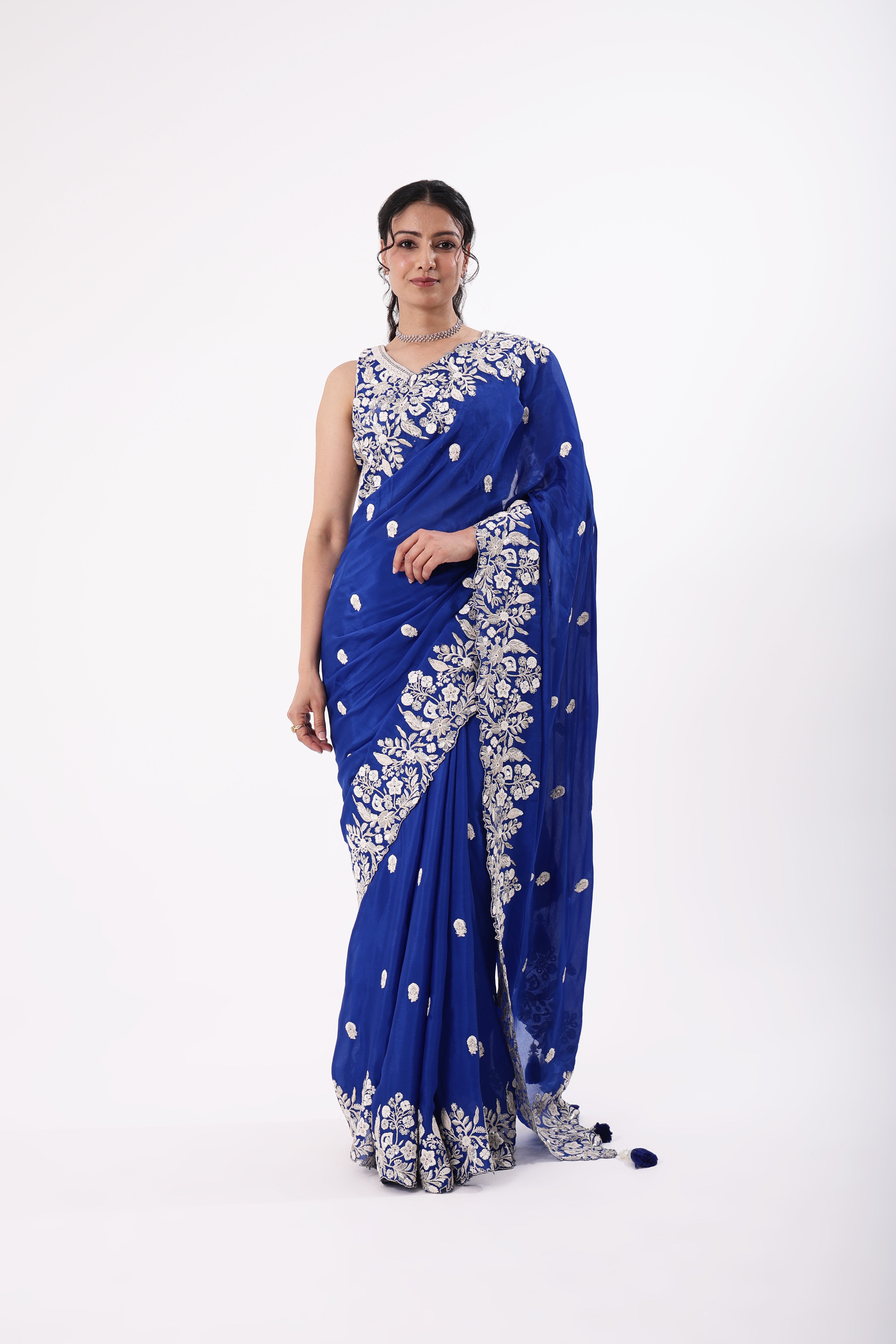 Saree With Readymade Blouse