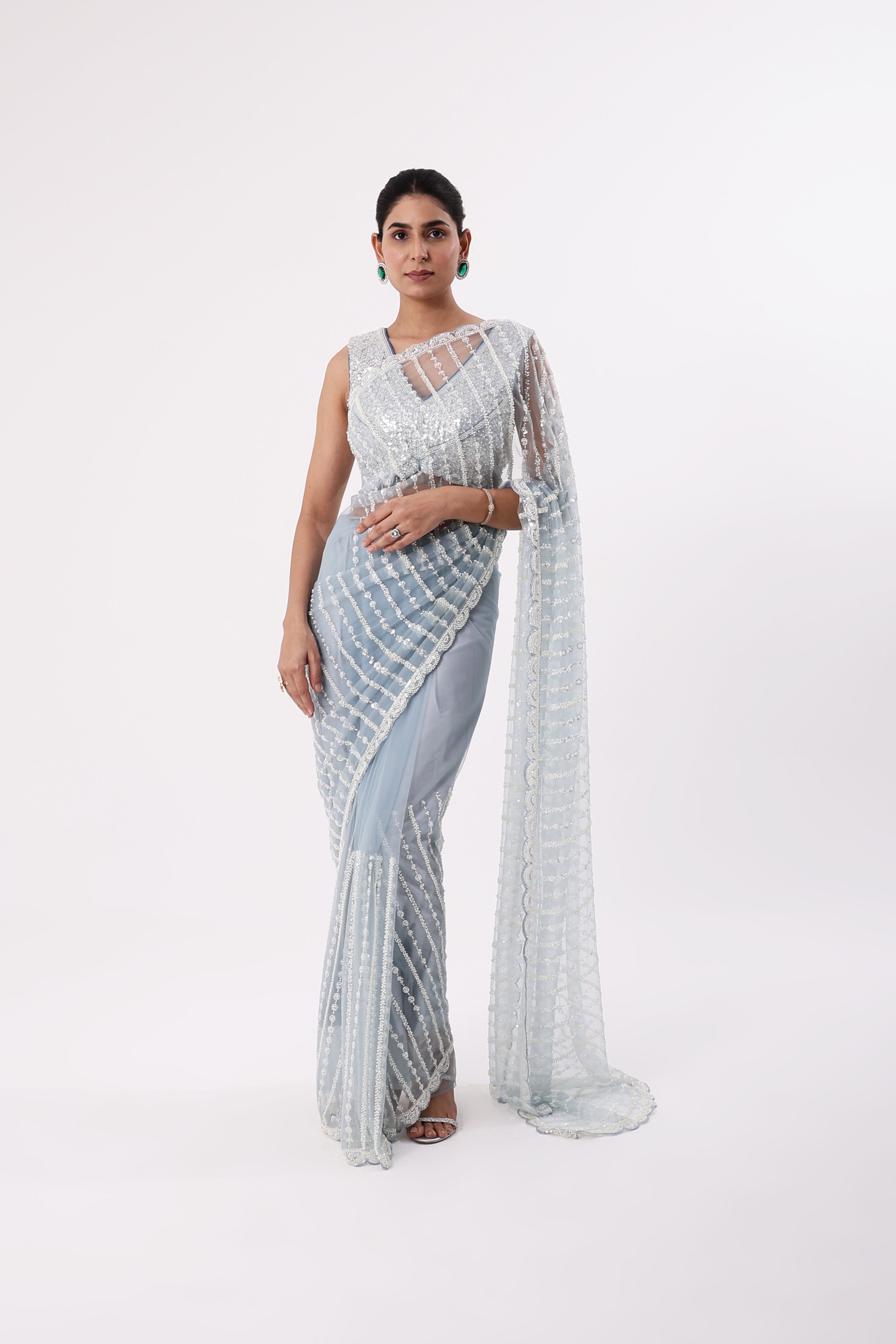 Saree With Readymade Blouse