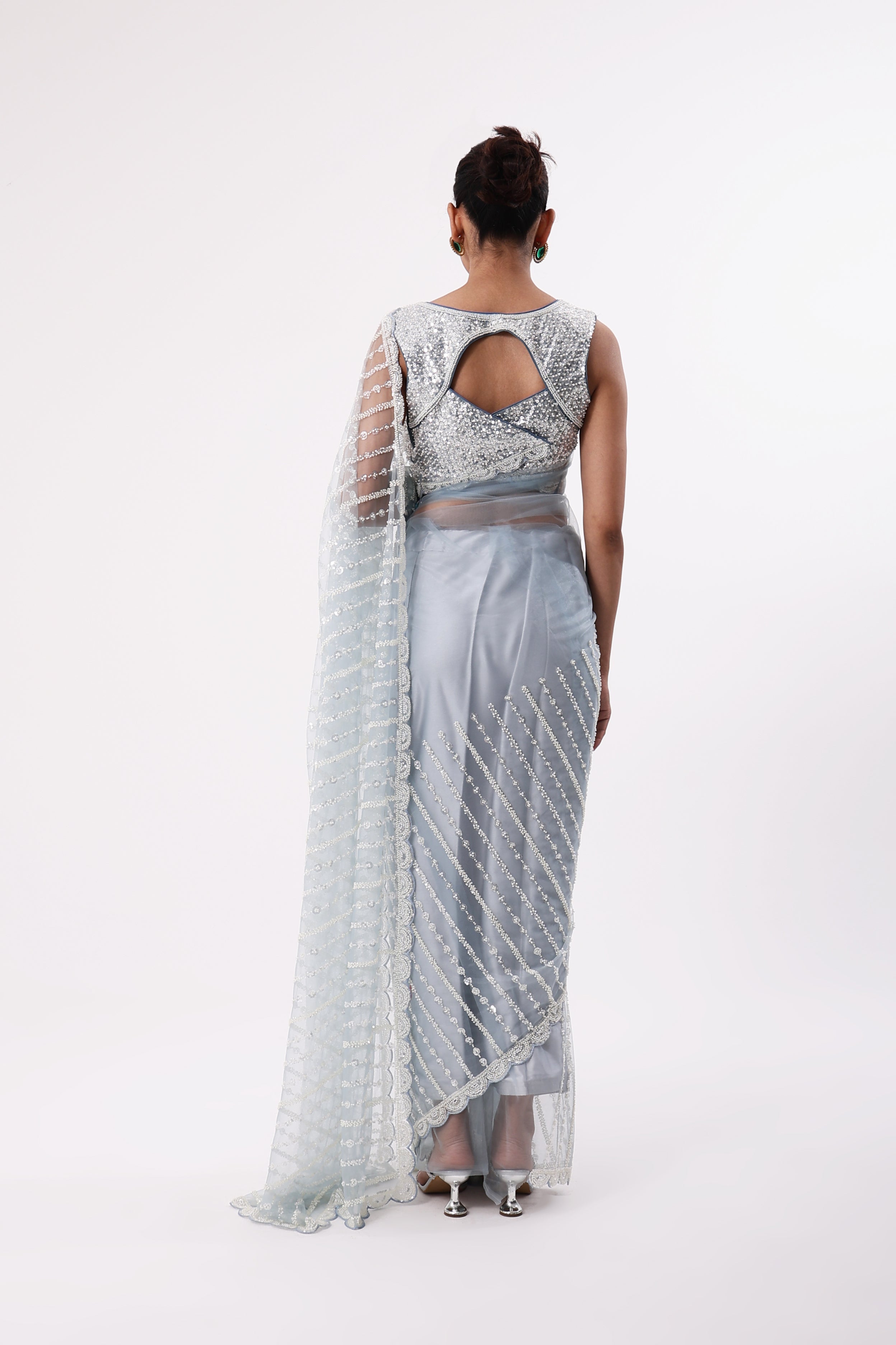Saree With Readymade Blouse