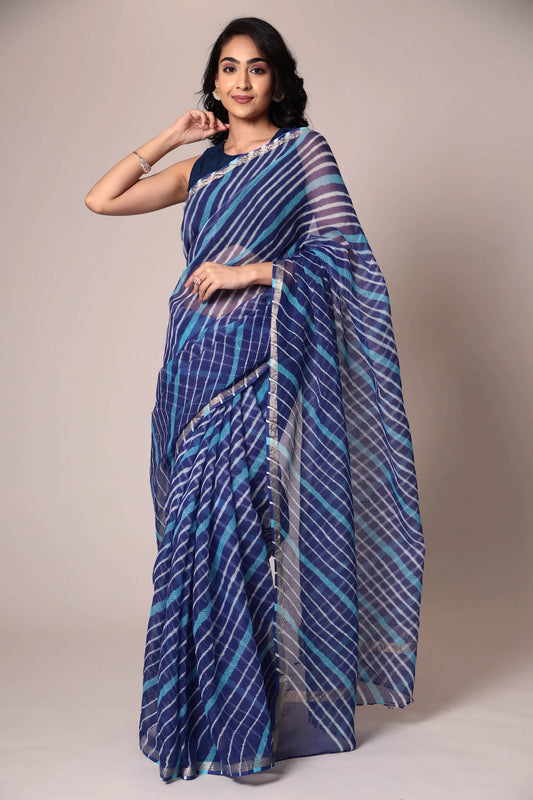 Elegant Gota Work Organza Saree