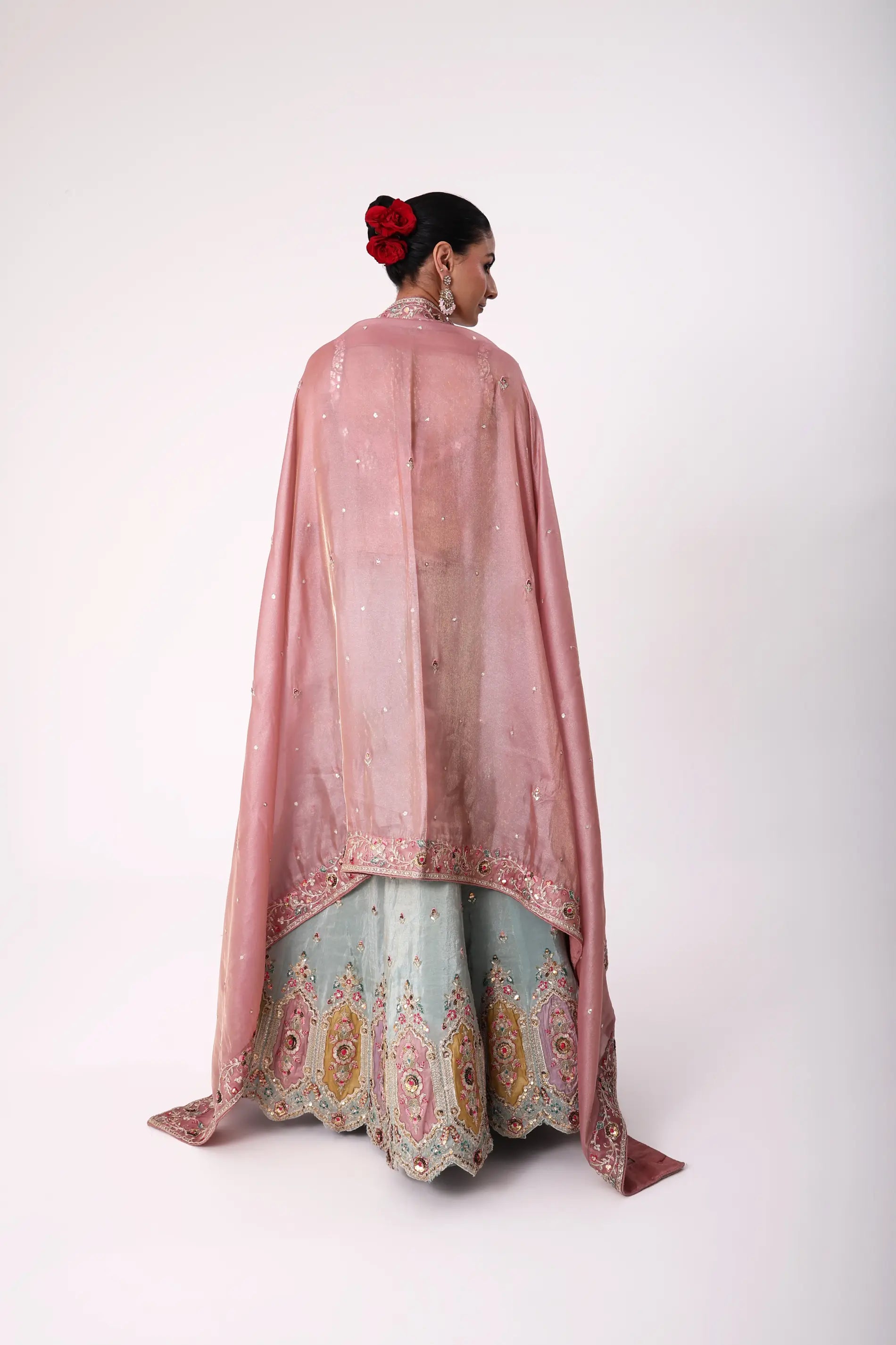 Dual Colour Lehenga Set