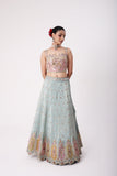 Dual Colour Lehenga Set