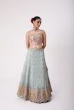 Dual Colour Lehenga Set