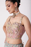 Dual Colour Lehenga Set